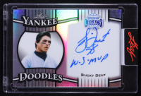Bucky Dent Inscribed 'W.S. MVP' 2025 Leaf Bronx Legacy Bucky Dent "Yankee Doodle" Silver Prismatic Autograph #YD-BD1 #32/35 at PristineAuction.com