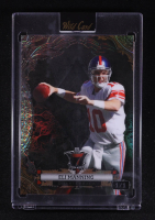 Eli Manning 2024 Wild Card 7 Card Studs Diamond Black Rainbow #EM #1/1 at PristineAuction.com