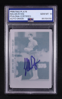Nolan Ryan Signed 1991 Pacific Printing Plate #NNO #1/1 (PSA | Auto 10) at PristineAuction.com