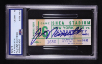 Joe Namath Signed 1969 Original Shea Stadium Game Ticket (PSA | Auto 10) at PristineAuction.com