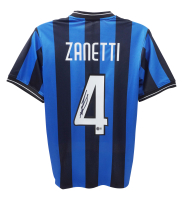 Javier Zanetti Signed Inter Milan Nike Authentic Jersey (Beckett) at PristineAuction.com