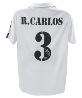 Roberto Carlos Signed Real Madrid Adidas Authentic Jersey (Beckett) at PristineAuction.com