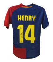 Thierry Henry Signed Barcelona Nike Authentic Jersey (Beckett) at PristineAuction.com