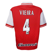 Patrick Vieira Signed Arsenal Nike Authentic Jersey (Beckett) at PristineAuction.com