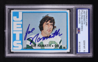 Joe Namath Signed 1972 Topps #100 (PSA | Auto 10) at PristineAuction.com