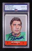 Joe Namath Signed 1968 Topps Stand-Ups Inserts #17 (PSA | Auto 10) at PristineAuction.com