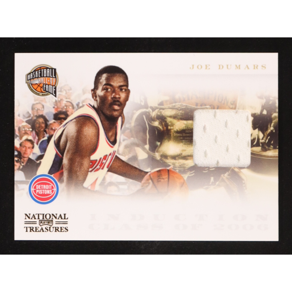 Joe Dumars 2010-11 Panini Playoff National Treasures Hall of Fame Materials Induction Class of 2006 #23 #65/99 at PristineAuction.com