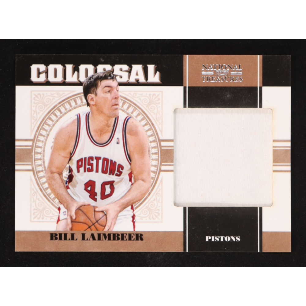 Bill Laimbeer 2010-11 Panini Playoff National Treasures Colossal Materials #31 #47/99 at PristineAuction.com