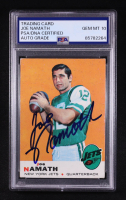 Joe Namath Signed 1969 Topps #100 (PSA | Auto 10) at PristineAuction.com