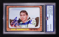 Joe Namath Signed 1966 Topps #96 (PSA | Auto 10) at PristineAuction.com