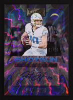 Justin Herbert 2022 Panini Playbook Shotgun Signatures #SSJH #3/15 at PristineAuction.com