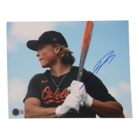 Jackson Holliday Signed Orioles 8x10 Photo (Beckett) at PristineAuction.com