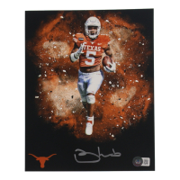Bijan Robinson Signed Texas Longhorns 8x10 Photo (Beckett) at PristineAuction.com