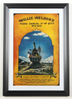 1975 "Willie Nelson's Third Annual 4th of July Picnic" Custom Framed Poster at PristineAuction.com