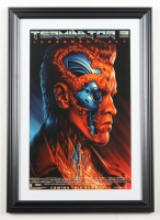 1991 "Terminator 2: Judgement Day" Custom Framed Print Display at PristineAuction.com