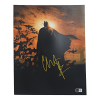 Christian Bale Signed "Batman Begins" 11x14 Photo (Beckett) at PristineAuction.com