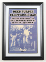 1973 "Deep Purple & Fleetwood Mac" Easter Concert Custom Framed Poster Display at PristineAuction.com