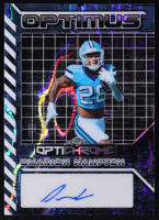 Omarion Hampton 2025 Leaf Optichrome Optimus Blue Autograph #OA-OH1 #2/7 RC at PristineAuction.com