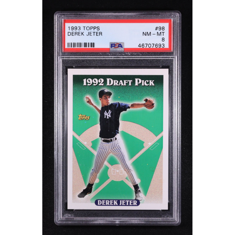 Derek Jeter 1993 Topps #98 RC (PSA 8) at PristineAuction.com