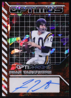 Fran Tarkenton 2025 Leaf Optichrome Optimus Red Crystal Autograph #OA-FT1 #1/1 at PristineAuction.com