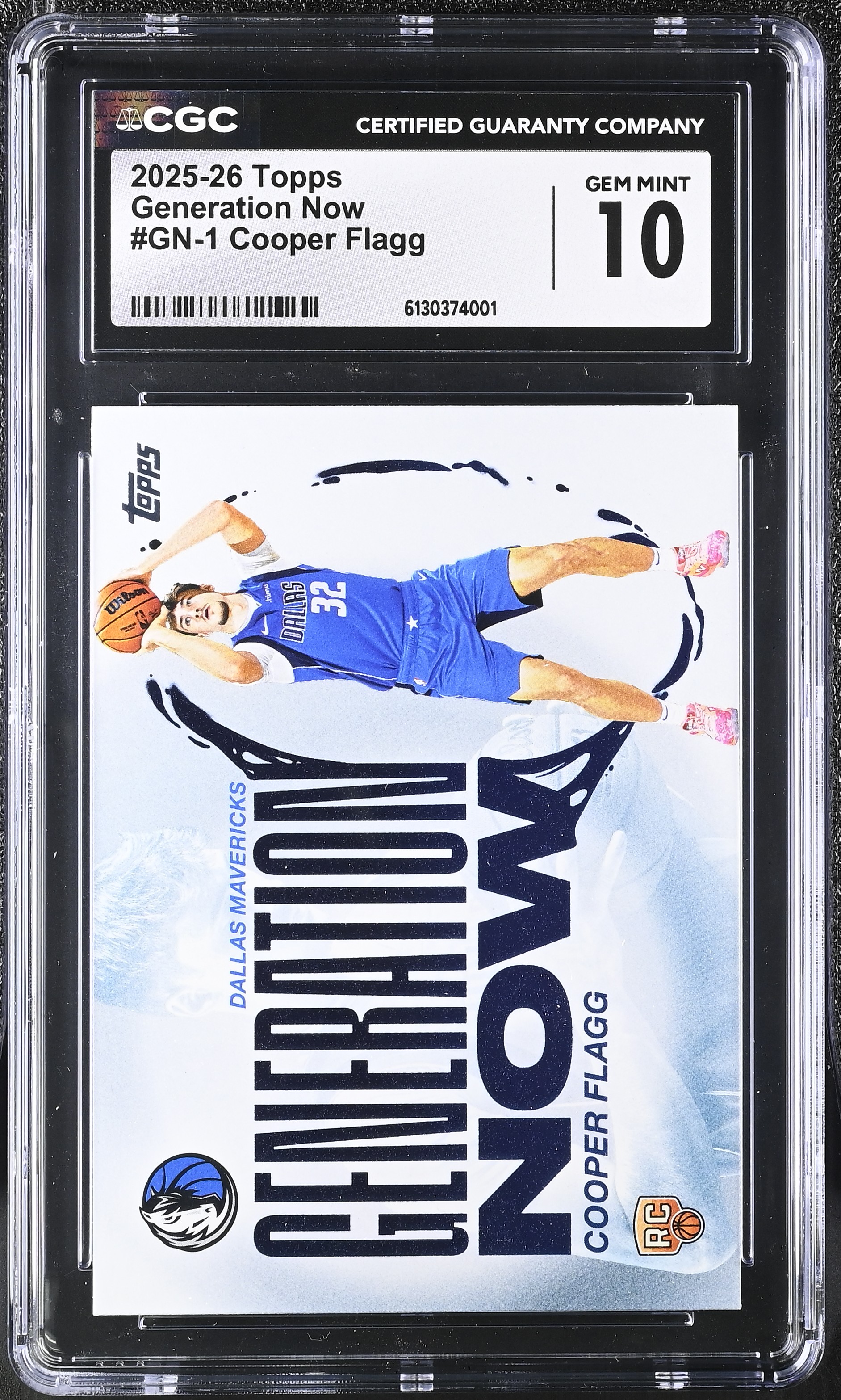 Cooper Flagg 2025-26 Topps Generation Now #GN-1 RC (CGC 10) at PristineAuction.com Cooper Flagg 2025-26 Topps Generation Now #GN-1 RC (CGC 10) at PristineAuction.com