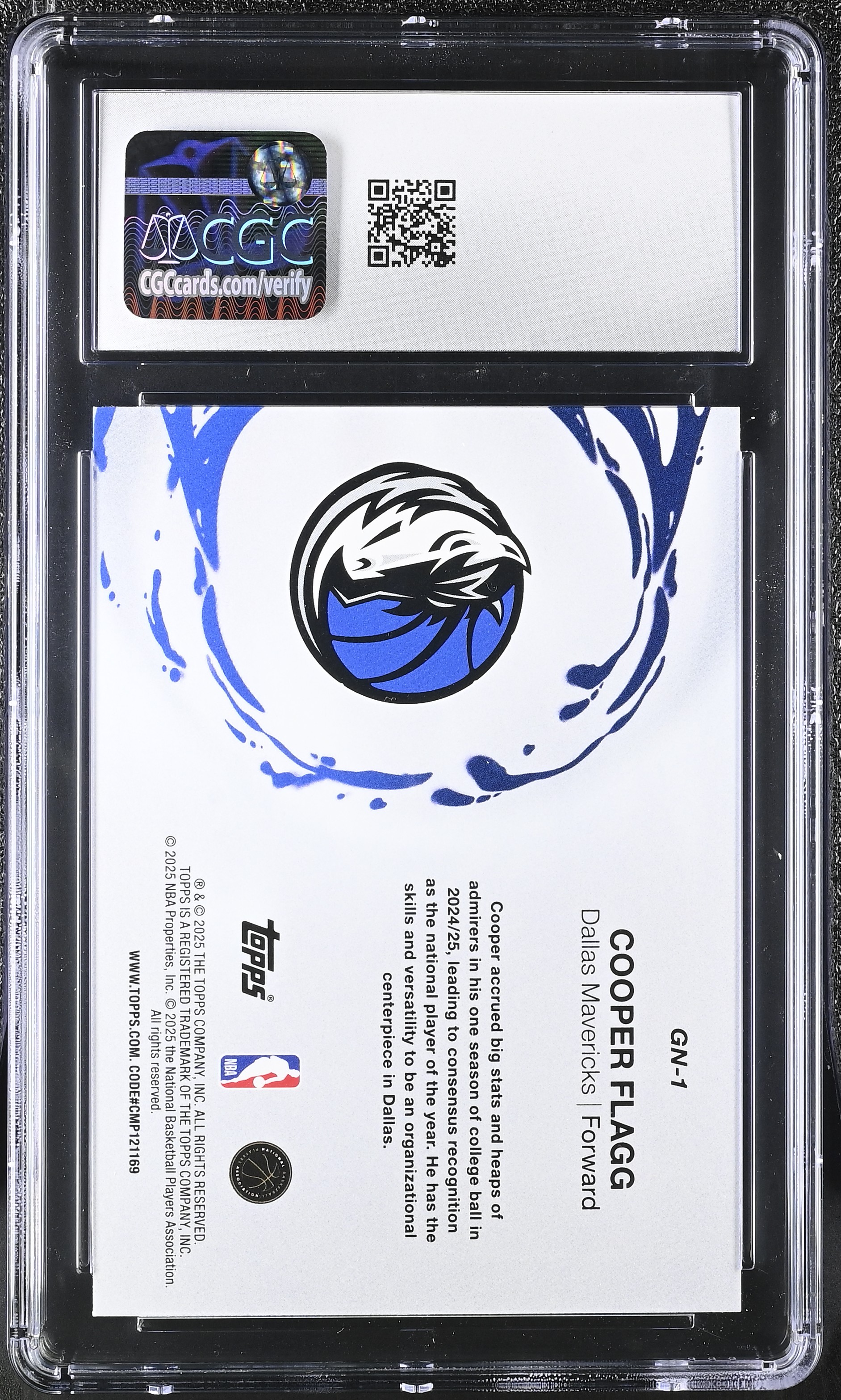 Cooper Flagg 2025-26 Topps Generation Now #GN-1 RC (CGC 10) at PristineAuction.com Cooper Flagg 2025-26 Topps Generation Now #GN-1 RC (CGC 10) at PristineAuction.com
