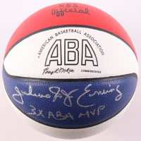 Julius "Dr. J" Erving Signed ABA Basketball Inscribed "3x ABA MVP" (Beckett) at PristineAuction.com