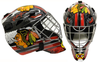 Ed Belfour Signed Blackhawks Full-Size Goalie Mask (Schwartz) at PristineAuction.com