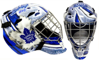 Ed Belfour Signed Maple Leafs Full-Size Goalie Mask (Schwartz) at PristineAuction.com