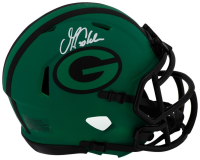 Matthew Golden Signed Packers Rave Alternate Speed Mini Helmet (Schwartz) at PristineAuction.com