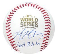 Mike Montgomery Signed Official 2016 World Series Baseball Inscribed "Last Pitch" (Schwartz) at PristineAuction.com
