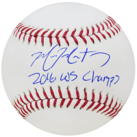 Mike Montgomery Signed OML Baseball Inscribed "2016 WS Champs" (Schwartz) at PristineAuction.com