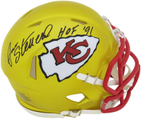 Jan Stenerud Signed Chiefs Flash Alternate Speed Mini Helmet Inscribed "HOF '91" (Schwartz) at PristineAuction.com