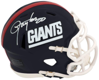 Lawrence Taylor Signed Giants Throwback Speed Mini Helmet (Schwartz) at PristineAuction.com