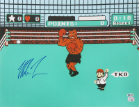 Mike Tyson Signed Nintendo Mike Tyson's Punch-Out!! Video Game 16x20 Photo (Beckett) at PristineAuction.com
