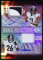 Chase Claypool / Anthony McFarland Jr. 2020 Panini Illusions Rookie Reflections Red Dual Rookie Patch Autograph #RR8 #05/35 RC at PristineAuction.com