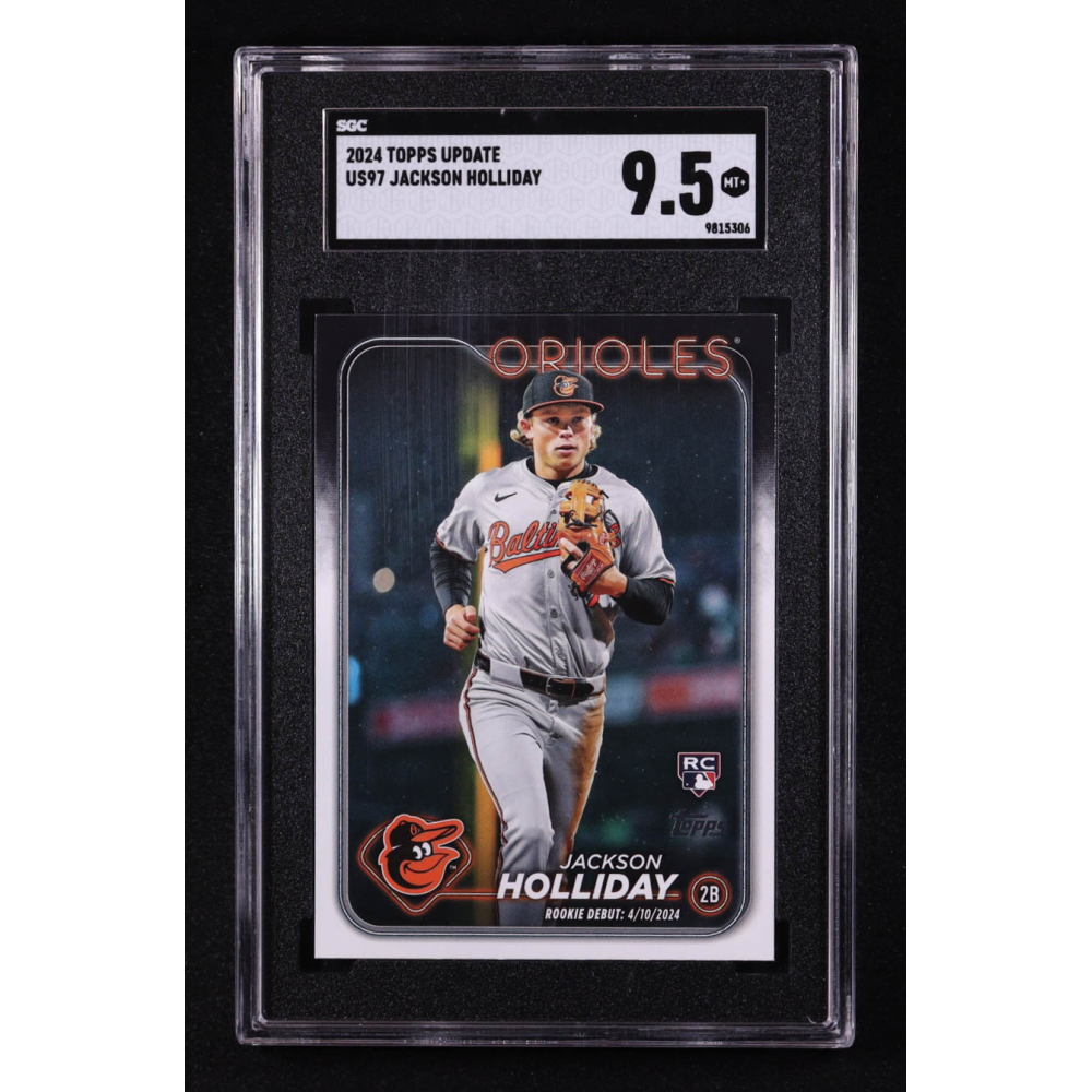 Jackson Holliday 2024 Topps Update #US97 RC (SGC 9.5) at PristineAuction.com