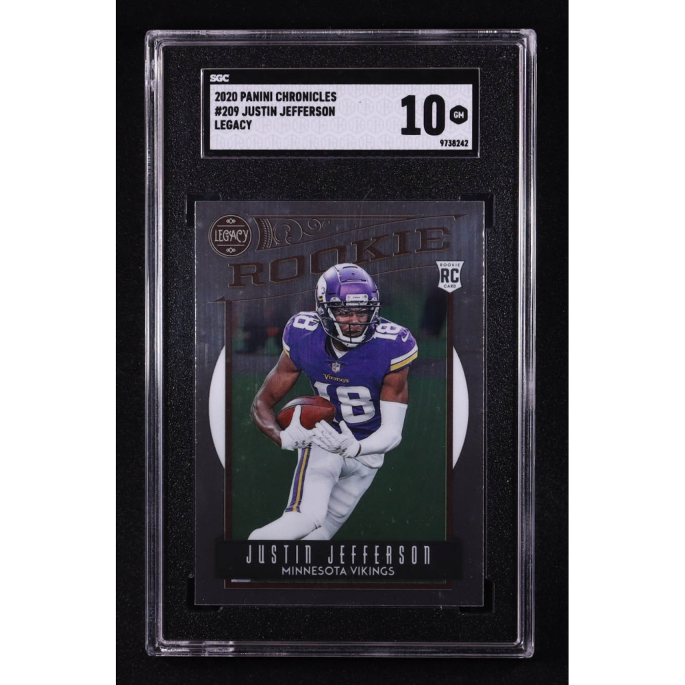 Justin Jefferson 2020 Panini Legacy #209 Chronicles RC (SGC 10) at PristineAuction.com
