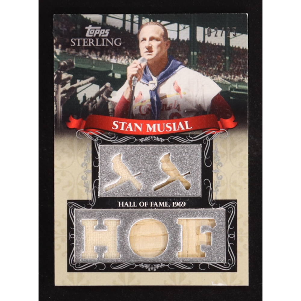 Stan Musial 2009 Topps Sterling Career Chronicles Relics Five #5CCR-61 #02/25 at PristineAuction.com