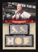 Stan Musial 2009 Topps Sterling Career Chronicles Relics Five #5CCR-61 #02/25 at PristineAuction.com