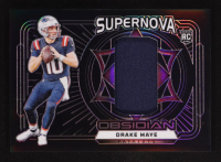 Drake Maye 2024 Panini Obsidian Supernova #SNDME RC at PristineAuction.com