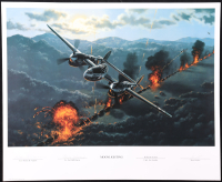 Milton Adams & Bill Harris Signed Stan Stokes "Moonlighting" Lithograph (AIV) at PristineAuction.com