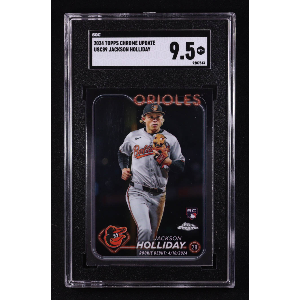 Jackson Holliday 2024 Topps Chrome Update #USC89 RC (SGC 9.5) at PristineAuction.com