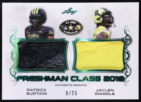 Patrick Surtain II / Jaylen Waddle 2018 Leaf Army All-American Bowl Freshman Class Emerald Dual Game-Used Patch #FC-AL1 #9/25 at PristineAuction.com
