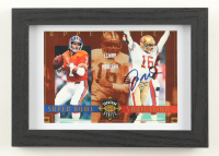 Joe Montana Signed LE Custom Framed 1993 Upper Deck Autographed Card Display (UDA) at PristineAuction.com