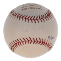 Mike Lowell Signed LE 2007 World Series Champs OML Baseball (MLB) at PristineAuction.com