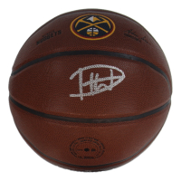 Peyton Watson Signed Nuggets Logo NBA Basketball (Beckett) at PristineAuction.com