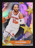 Jalen Brunson 2025-26 Topps Stars of the NBA Rainbow Foilboard #SA10 at PristineAuction.com