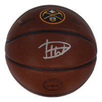 Peyton Watson Signed Nuggets Logo NBA Basketball (Beckett) at PristineAuction.com