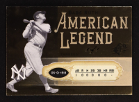 Babe Ruth 2008 SPx American Legend #BR93 #1/1 at PristineAuction.com